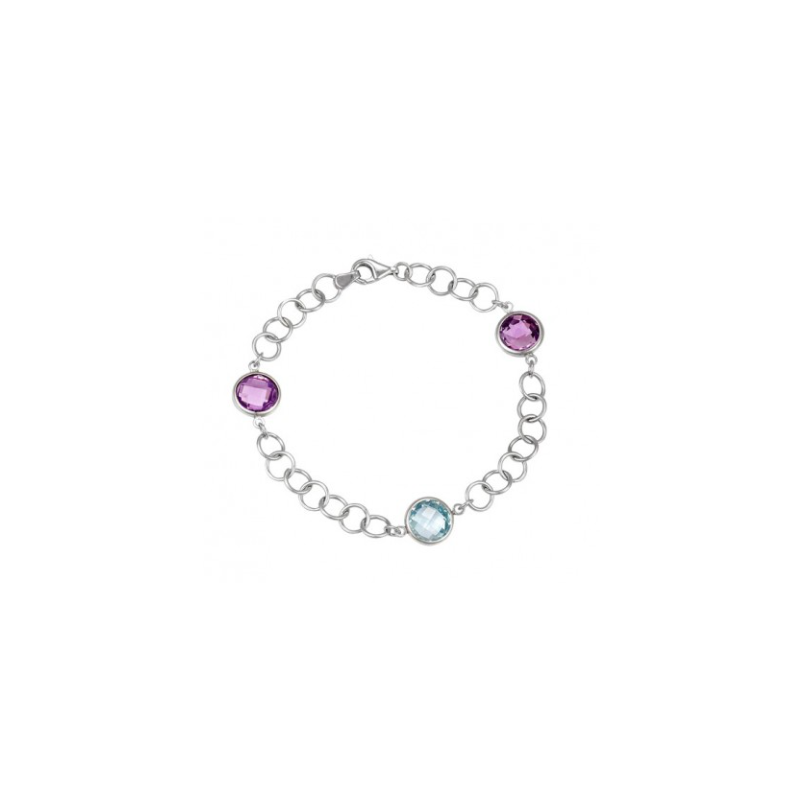 Armband, Silber 925 rhodiniert